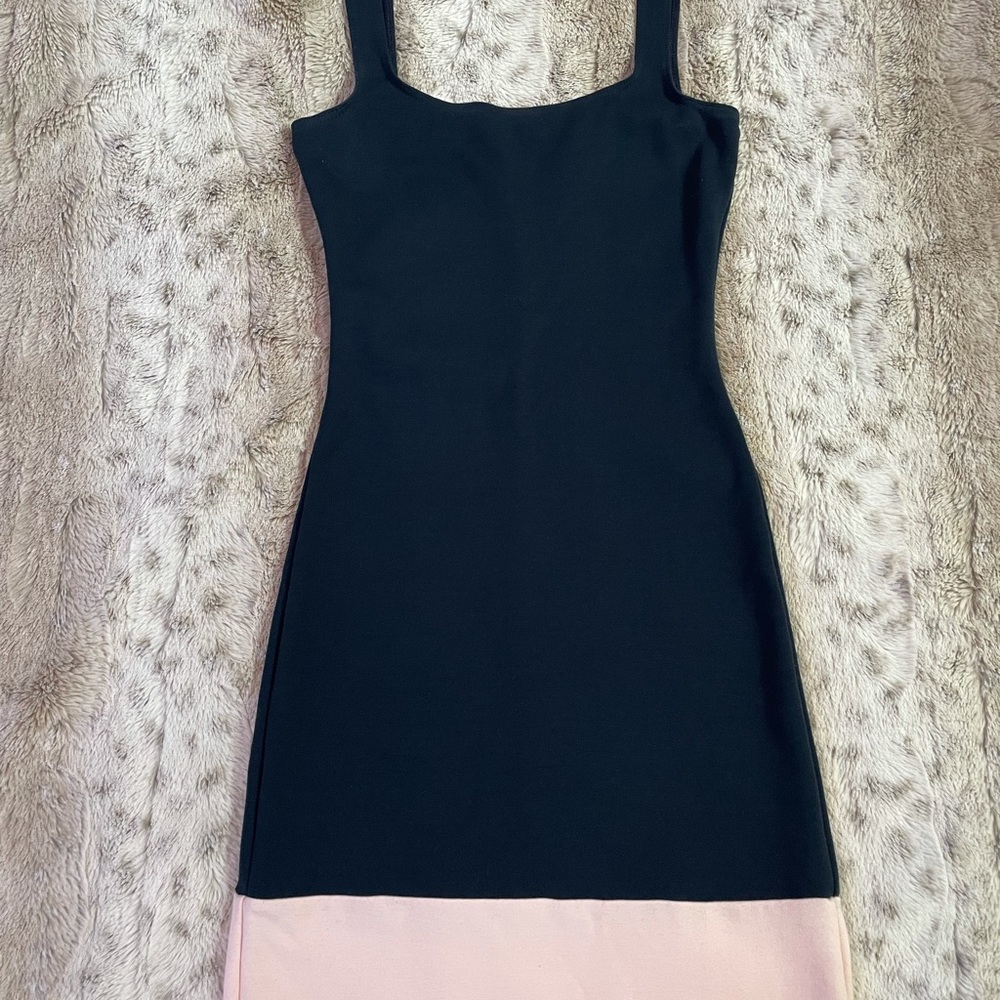 Navy + Baby Pink Bodycon